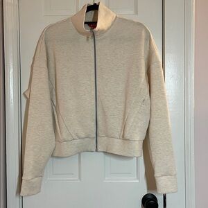 SPANX, AirEssentials® Track Jacket, Oatmeal Heather, Size M, NEW WITHOUT TAGS!!!